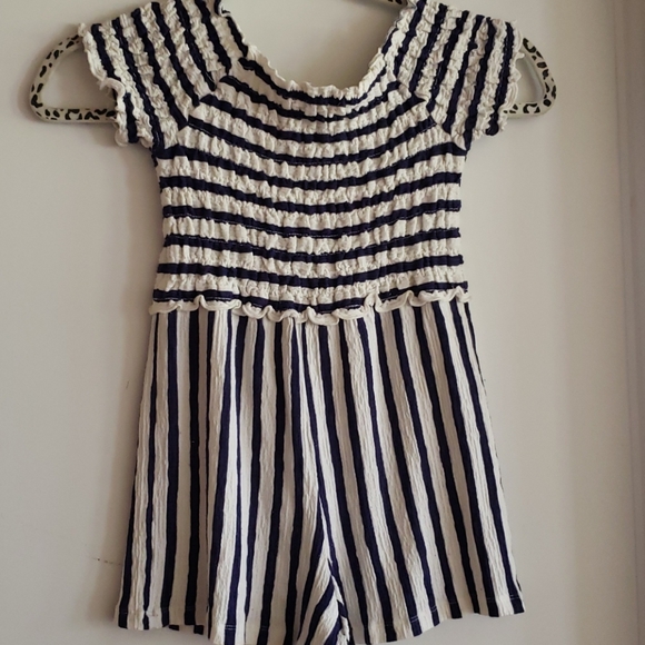 Takara Girls Small Blue White Romper Nautical? - Picture 5 of 7